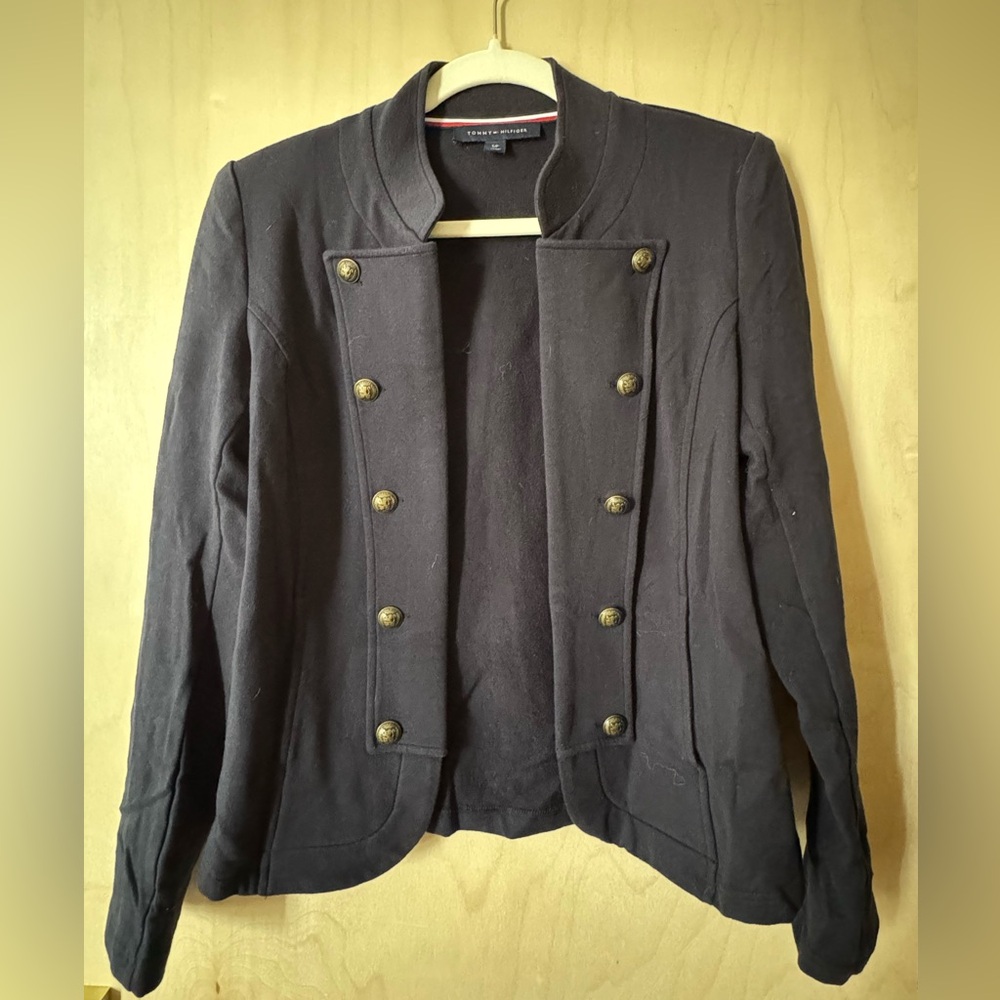 Tommy Hilfiger Navy Military Jacket